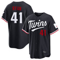 M.Twins #41 Joe Ryan Player Navy Home Game Jdoa Stitched Jerseys