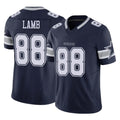 D.Cowboys #88 CeeDee Lamb Player Navy Limited Vapor F.U.S.E. Home Game Jdoa Stitched Jerseys