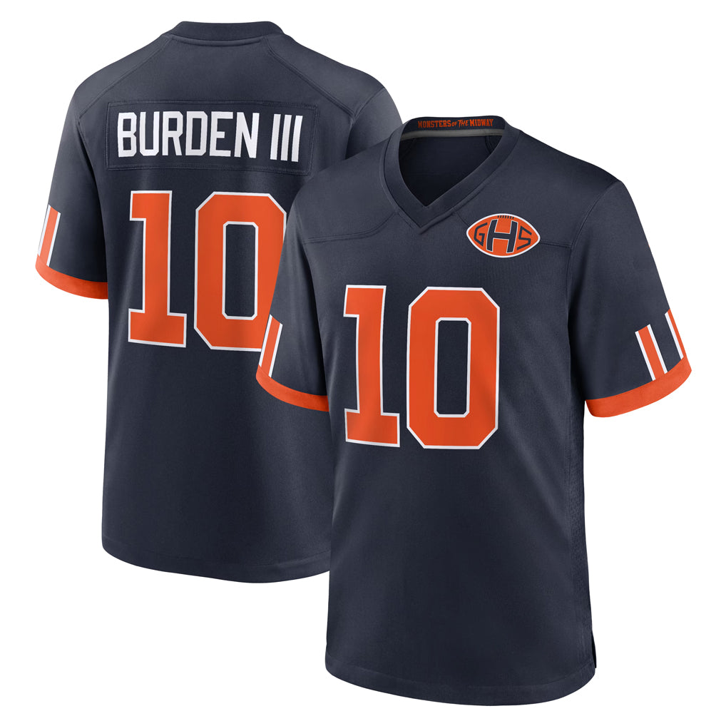 C.Bears #10 Luther Burden III Player Navy 2026 Rivalries Collection Home Game Jdoa Stitched Jerseys