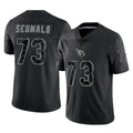 A.Cardinals #73 Isaac Seumalo Player Black RFLCTV Limited Home Game Jdoa Stitched Jerseys