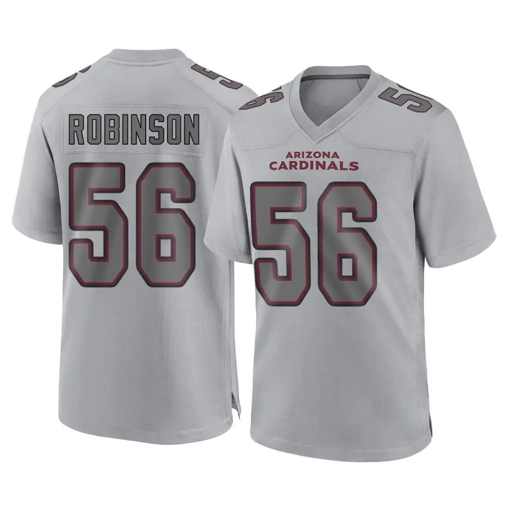 A.Cardinals #56 Darius Robinson Player Gray Atmosphere Fashion Home Game Jdoa Stitched Jerseys