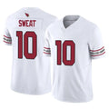 A.Cardinals #10 Josh Sweat Player White Vapor F.U.S.E. Limited Home Game Jdoa Stitched Jerseys