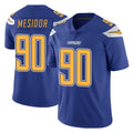 LA.Chargers #90 Akheem Mesidor Player Royal Limited Color Rush Vapor Untouchable Home Game Stitched Jerseys