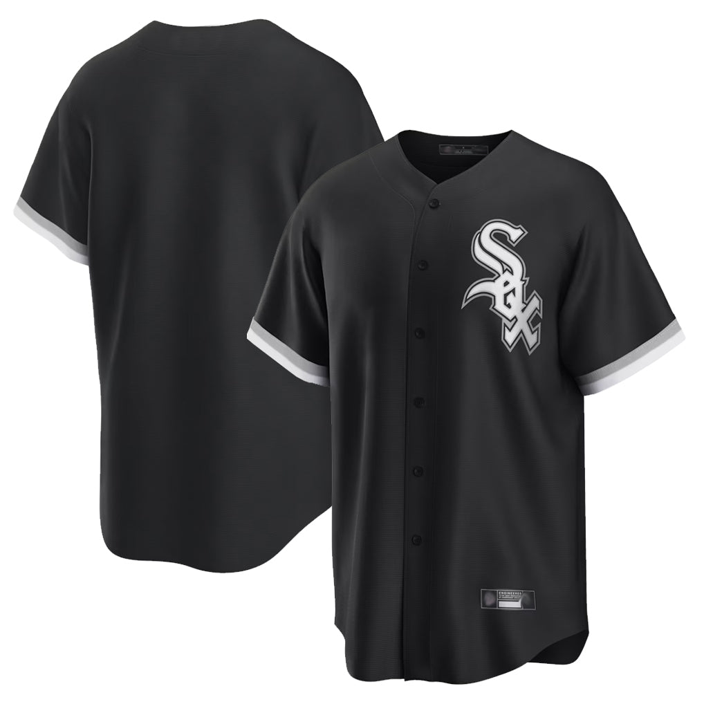 C.White Sox ## White Sox Blank Player Black Home Game Jdoa Stitched Jerseys
