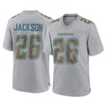 LA.Chargers #26 Donte Jackson Player Gray Atmosphere Fashion Home Game Stitched Jerseys