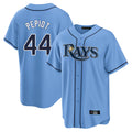 T.Bay Rays #44 Ryan Pepiot Player Light Blue Home Limited Jdoa Stitched Jerseys