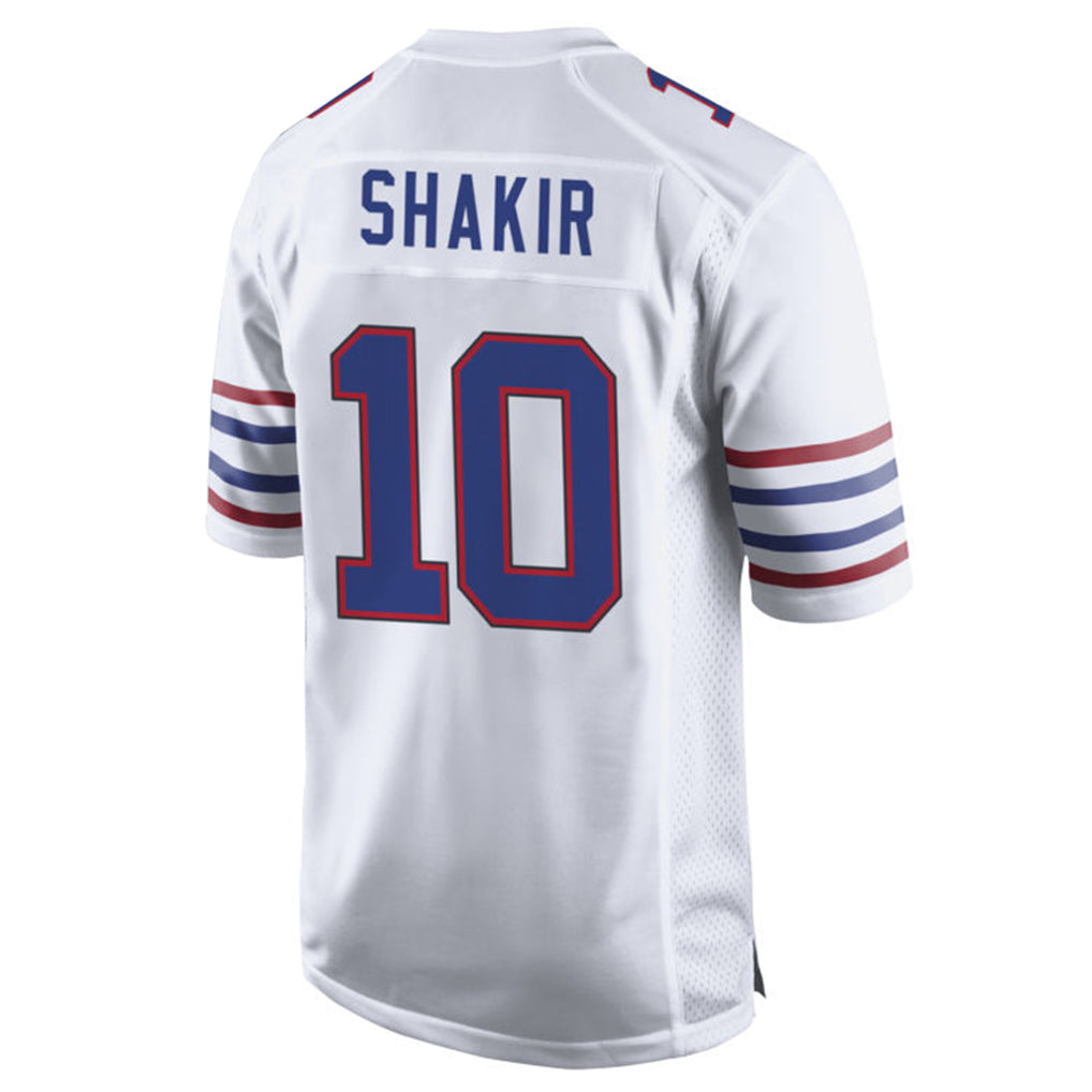 B.Bills #10 Khalil Shakir Player White Alternate Home Game Jdoa Stitched Jerseys