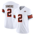 C.Browns #2 Shedeur Sanders Player White Limited Vapor F.U.S.E. Alternate Game Jdoa Stitched Jerseys