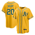 Athletics #20 Zack Gelof Player Gold Alternate Home Game Jdoa Stitched Jerseys