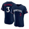 M.Twins #3 Harmon Killebrew Player Navy Replica Home Limited Elite Jdoa Stitched Jerseys
