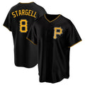 P.Pirates #8 Willie Stargell Player Black Alternate 2025 Home Game Jdoa Stitched Jerseys