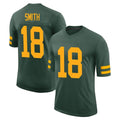 GB.Packers #18 Jonnu Smith Player Green Alternate Vapor Home Game Jdoa Stitched Jerseys