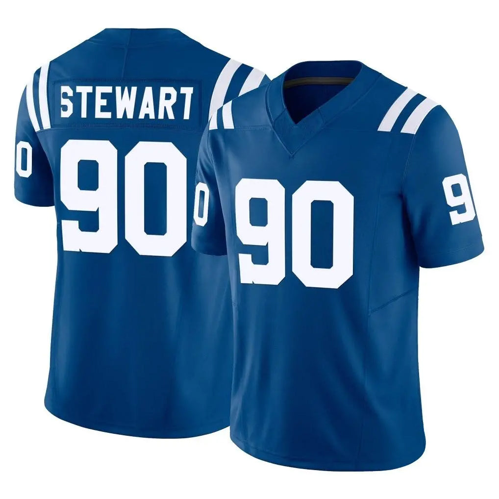 IN.Colts #90 Grover Stewart Player Royal Limited Vapor F.U.S.E. Home Game Hdoa Stitched Jerseys