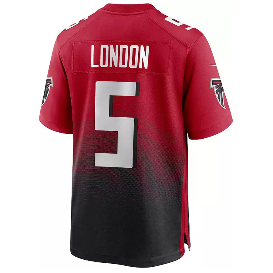 A.Falcons #5 Drake London Player Red Home Game Jdoa Stitched Jerseys