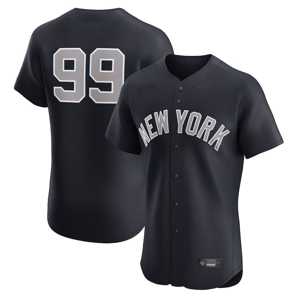 NY.Yankees #99 Aaron Judge Player Navy  Home Limited Elite Game Jdoa Stitched Jerseys