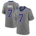 B.Bills #7 Ray Davis Player Gray Nickel City Home Game Jdoa Stitched Jerseys