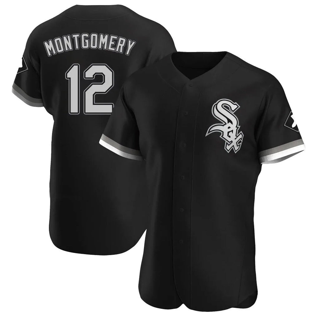 C.White Sox #12 Colson Montgomery Player Black Limited Elite Home Jdoa Stitched Jerseys