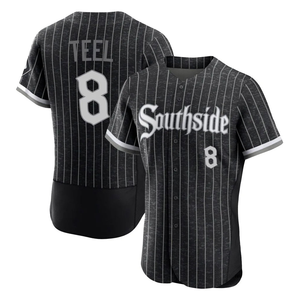C.White Sox #8 Kyle Teel Player Black City Connect Limited Elite Home Jdoa Stitched Jerseys