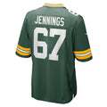 Jdoa GB.Packers #67 Donovan Jennings Green Game Jersey