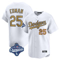 LA.Dodgers #25 Tommy Edman Player Gold World Series Meet Collection Limited Home Jdoa Stitched Jerseys