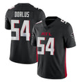 A.Falcons #54 Brandon Dorlus Player Black Vapor Untouchable Limited Home Game Jdoa Stitched Jerseys