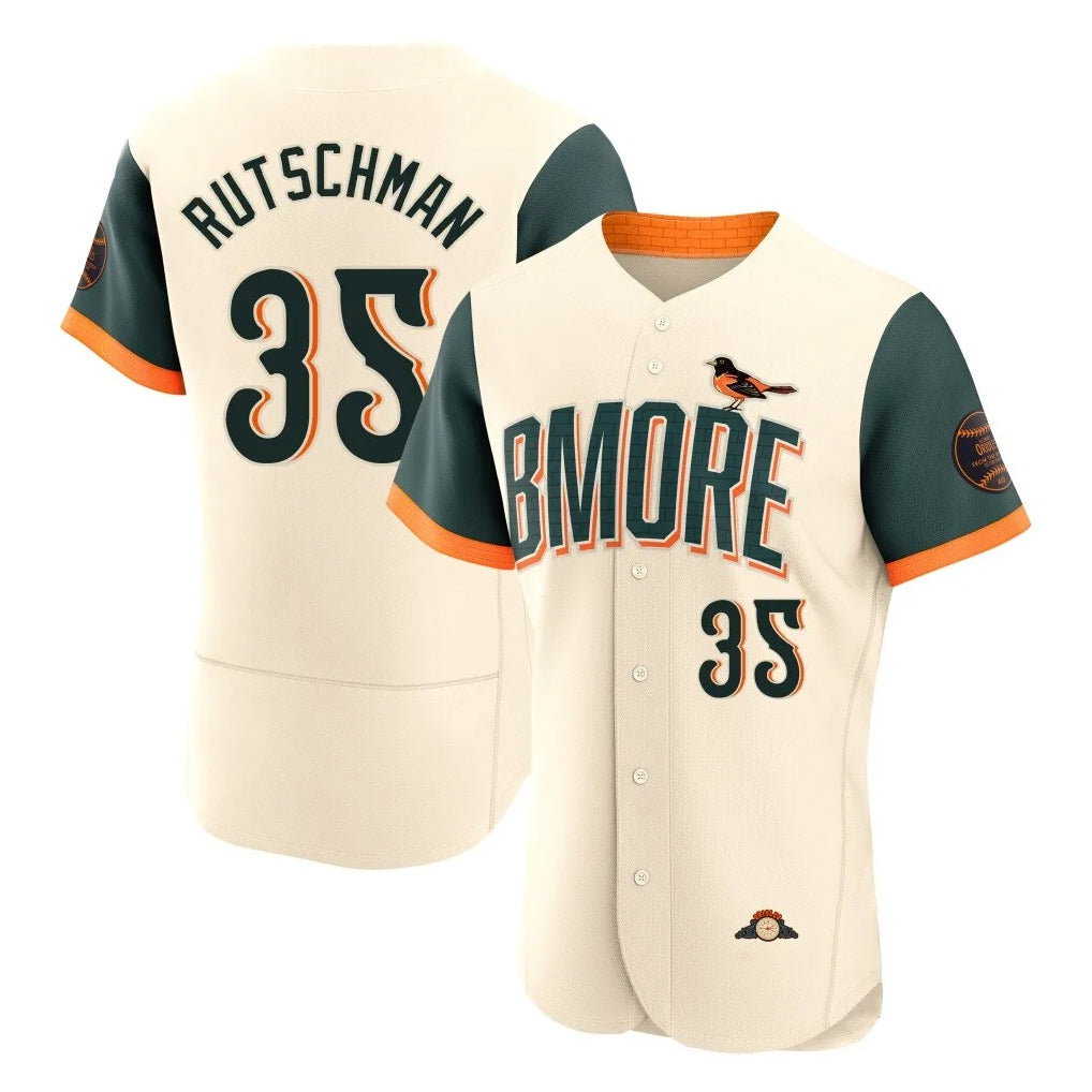 B.Orioles #35 Adley Rutschman Player Cream 2026 City Connect Limited Elite Home Game Jdoa Stitched Jerseys