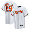 B.Orioles #29 Samuel Basallo Player White Home Game Jdoa Stitched Jerseys
