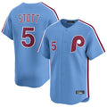 P.Phillies #5 Bryson Stott Player Light Blue Home Limited Jdoa Stitched Jerseys