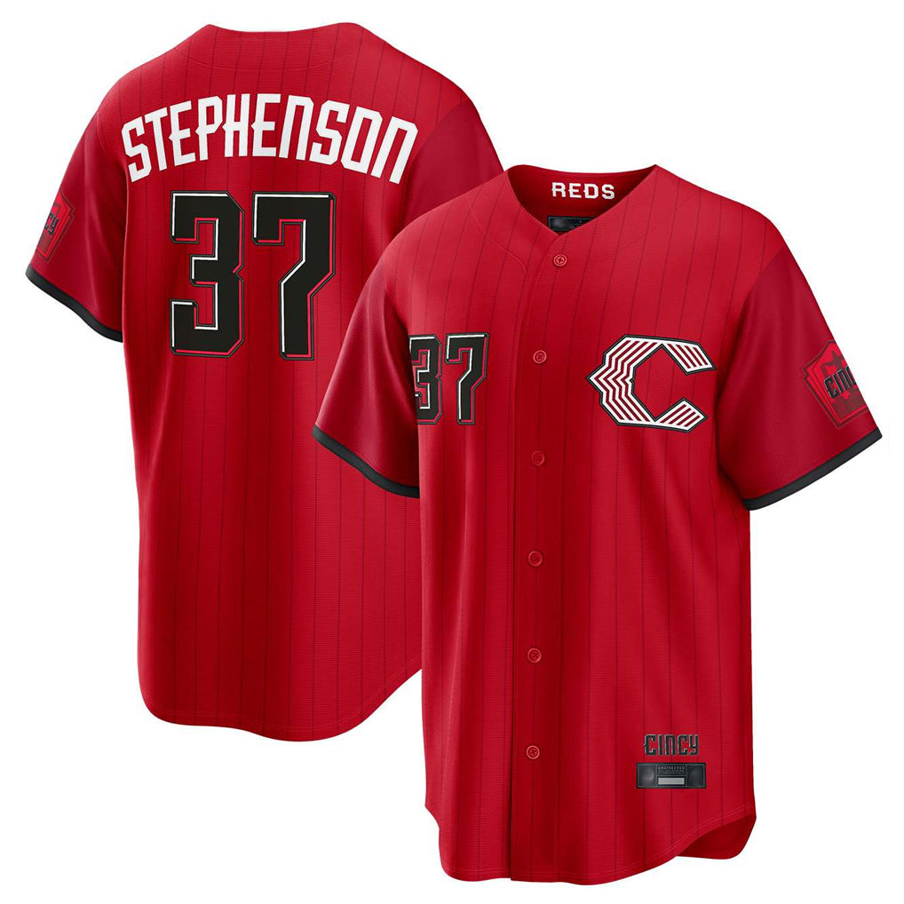 C.Reds #37 Tyler Stephenson Player Red 2026 City Connect Home Game Jdoa Stitched Jerseys