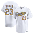 LA.Dodgers #23 Kyle Tucker Player Gold Collection Limited Home Jdoa Stitched Jerseys
