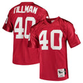 A.Cardinals #40 Pat Tillman Player Red Mitchell & Ness Cardinal Legacy Replica Jdoa Stitched Jerseys