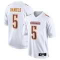Jdoa #5 Jayden Daniels Player W.Commanders Tundra White Fashion Stitched Jerseys