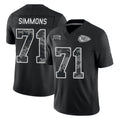 KC.Chiefs #71 Josh Simmons Player Black Limited 2026 Salute to Service Home Game Stitched Jerseys