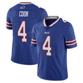 B.Bills #4 James Cook III Player Royal  Vapor Untouchable Limited Jdoa Stitched Jerseys