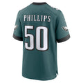 Jdoa P.Eagles #50 Jaelan Phillips Midnight Green Team Game Jersey