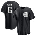 C.Cubs #6 Matt Shaw Player Black Game Jdoa Stitched Jerseys