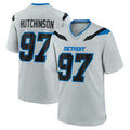 D.Lions #97 Aidan Hutchinson Player Silver 2026 Rivalries Collection Home Game Jdoa Stitched Jerseys