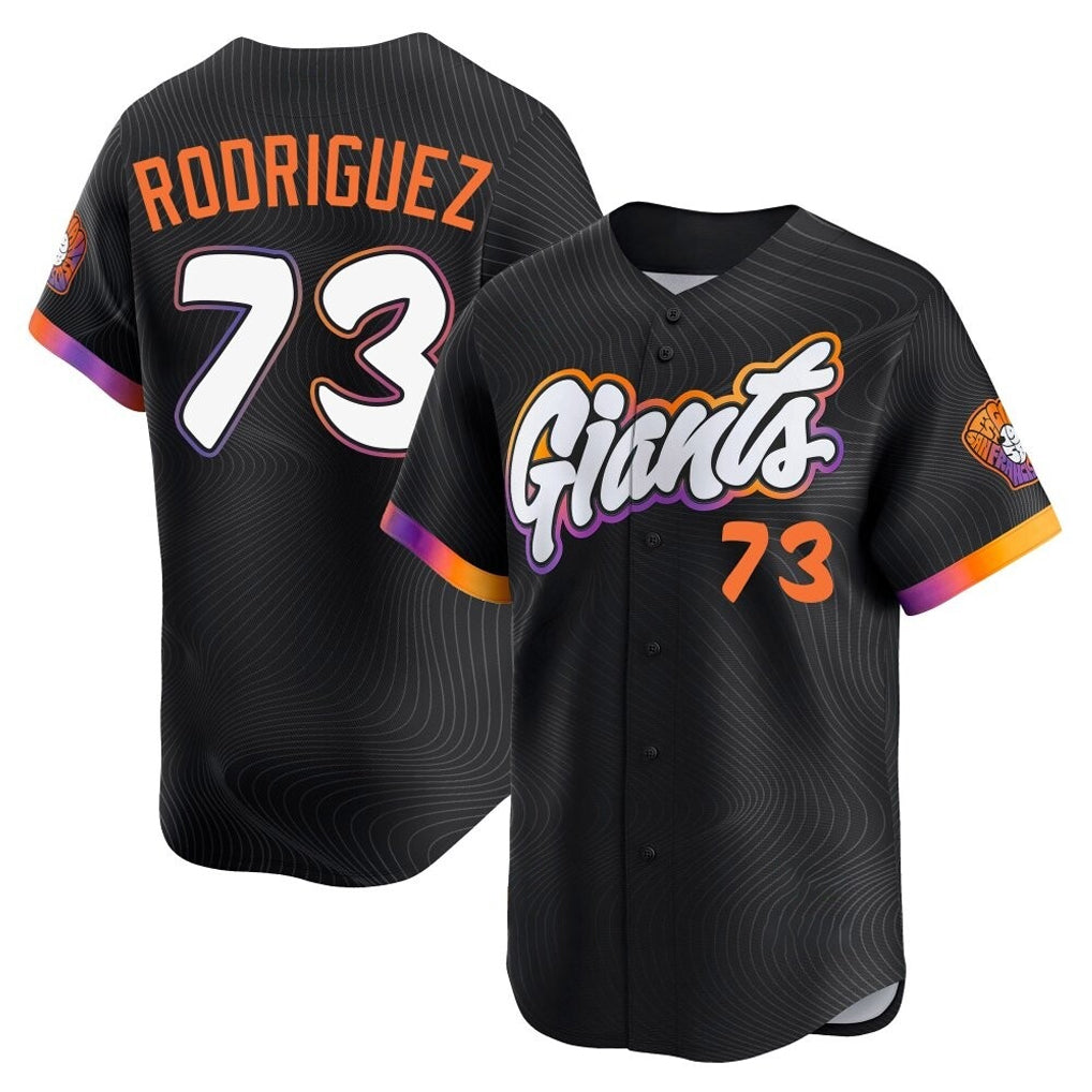 SF.Giants #73 Randy Rodriguez Player Black City Connect Home Limited Jdoa Stitched Jerseys