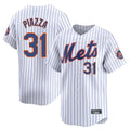 NY.Mets #31 Mike Piazza Player White Home Replica Jdoa Stitched Jerseys