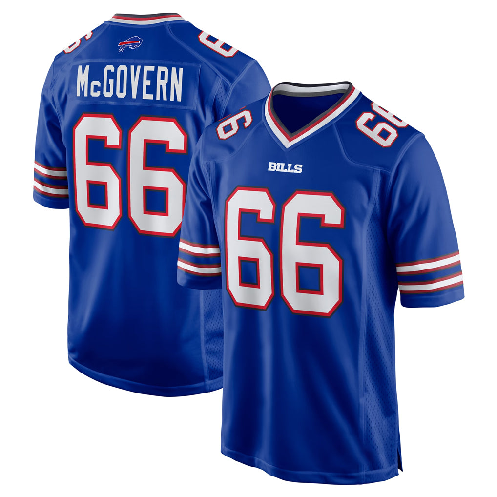B.Bills #66 Connor McGovern Player Royal Home Game Jdoa Stitched Jerseys