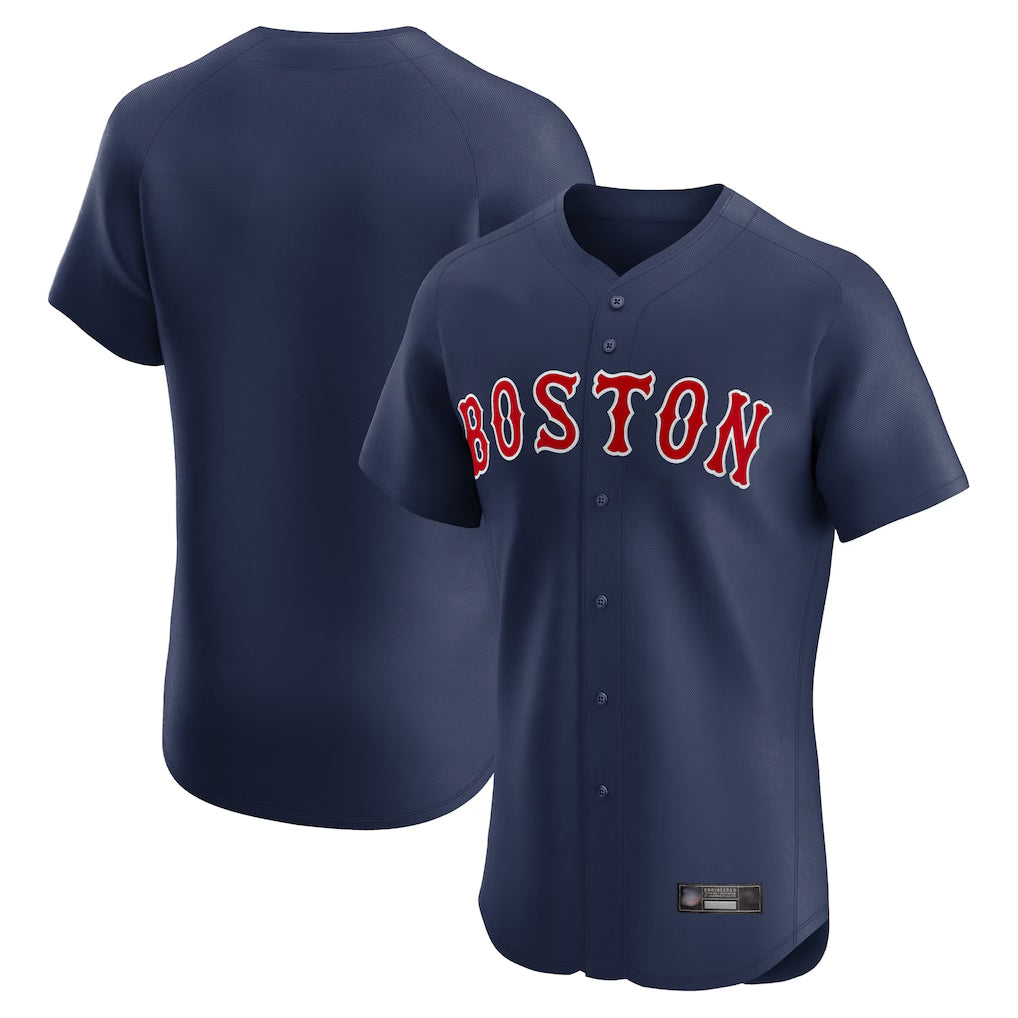 B.Red Sox ## Red Sox Blank Player Navy Limited Elite Home Game Jdoa Stitched Jerseys
