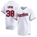 C.Guardians #38 Steven Kwan Player White Limited Home Jdoa Stitched Jerseys