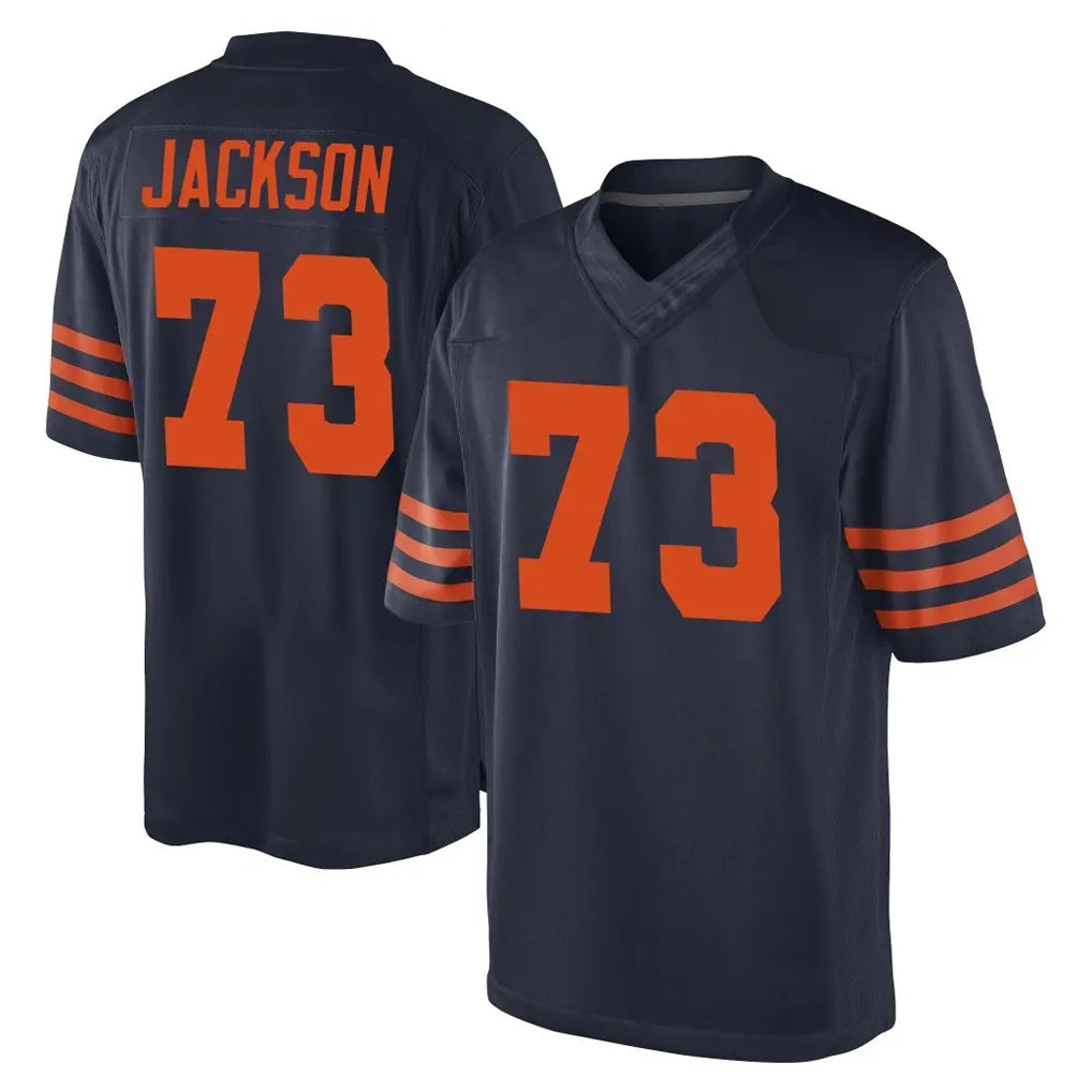 C.Bears #73 Jonah Jackson Player Navy Blue Alternate Game Jdoa Stitched Jerseys