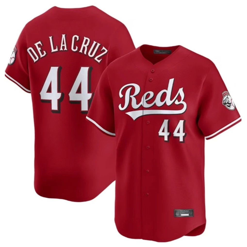 C.Reds #44 Elly De La Cruz Player Red Home Limited Jdoa Stitched Jerseys