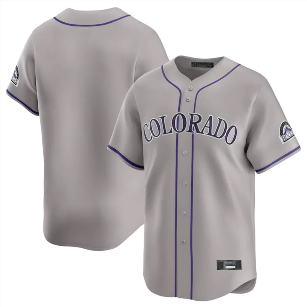 C.Rockies ## Rockies Blank Player Gray Limited Home Jdoa Stitched Jerseys