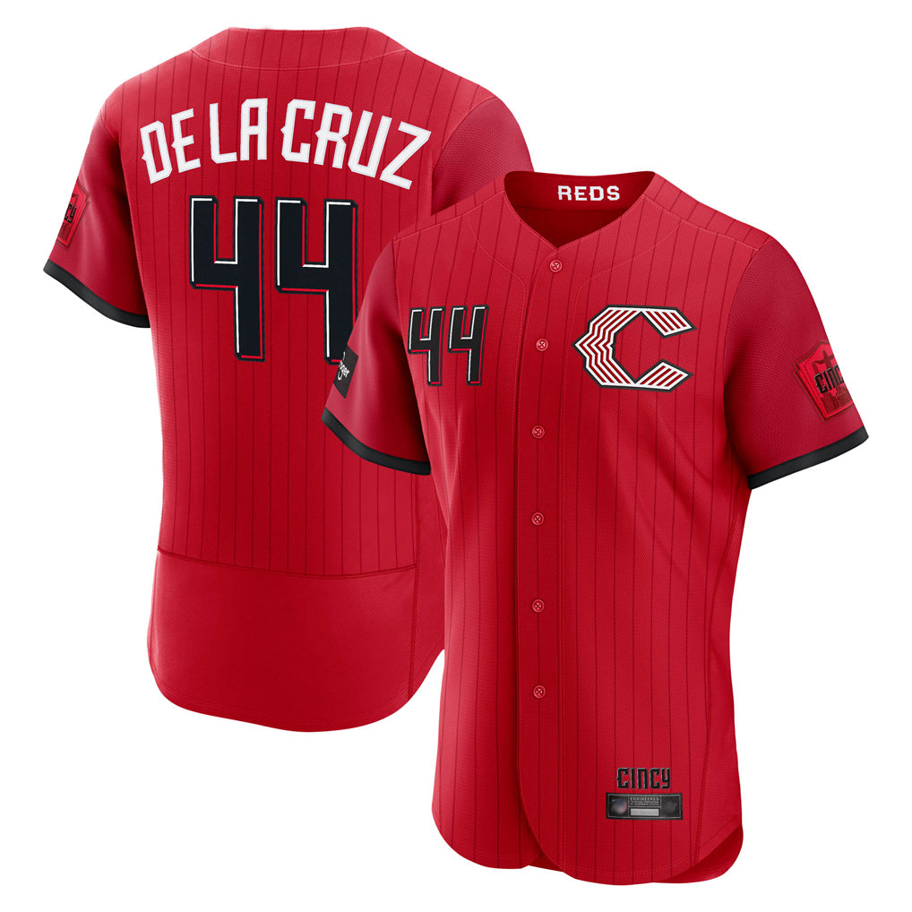 C.Reds #44 Elly De La Cruz Player Red 2026 City Connect Limited Elite Home Jdoa Stitched Jerseys
