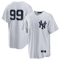 NY.Yankees #99 Aaron Judge Player White Game Home Jdoa Stitched Jerseys
