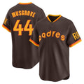 S.Diego Padres #44 Joe Musgrove Player Brown Home Cooperstown Collection Replica Game Jdoa Stitched Jerseys