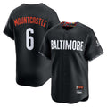 B.Orioles #6 Ryan Mountcastle Player Black City Connect Limited Home Game Jdoa Stitched Jerseys