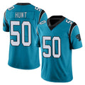 C.Panthers #50 Robert Hunt Player Blue Vapor Untouchable Limited Game Jdoa Stitched Jerseys